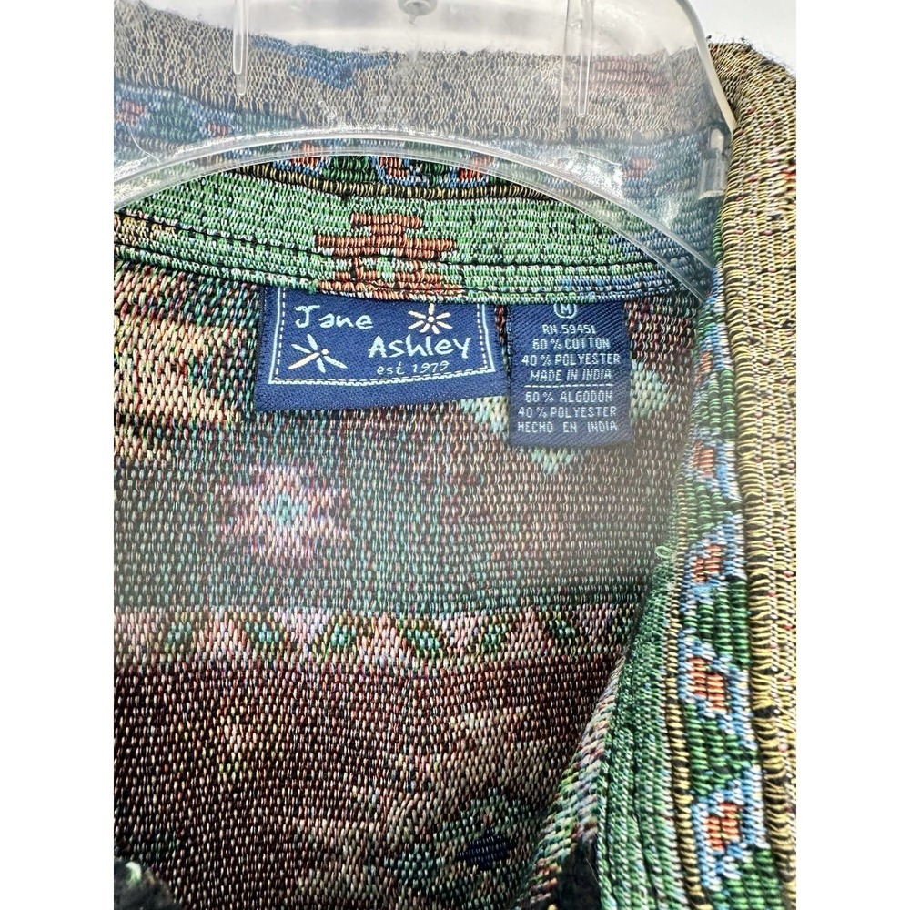 Wool Aztec Blanket Coat Women Rare Multi Color M SW NATIVE PENDLETON WOOLRICH - Picture 6 of 6